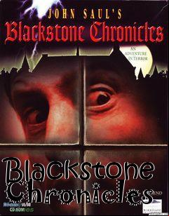 Box art for Blackstone Chronicles