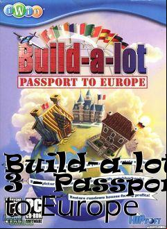Box art for Build-a-lot 3 - port to Europe