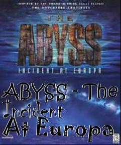 Box art for ABYSS - The Incident At Europa