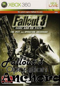Box art for Fallout 3 - Operation Anchorage