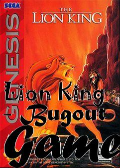Box art for Lion King - Bugout Game