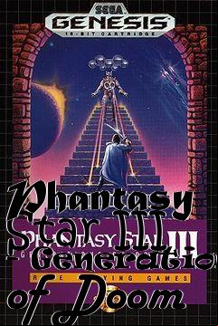 Box art for Phantasy Star III - Generations of Doom