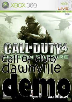 Box art for call of duty dawnville demo