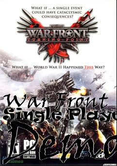 Box art for War Front Single Player Demo