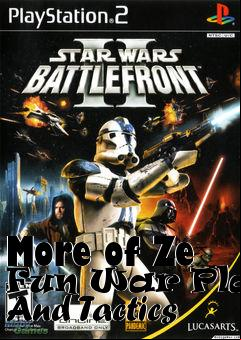 Box art for More of Ze Fun War Plans And Tactics