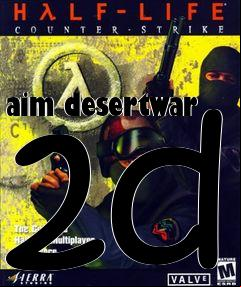 Box art for aim desertwar 2d