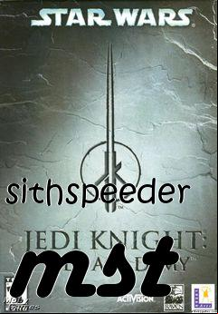 Box art for sithspeeder mst