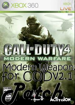 Box art for Modern Weapons for CODv2.1 Patch