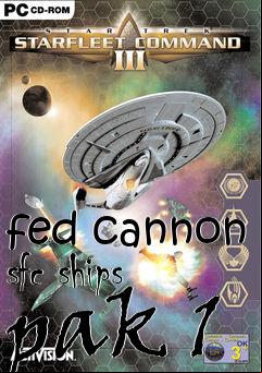 Box art for fed cannon sfc ships pak 1