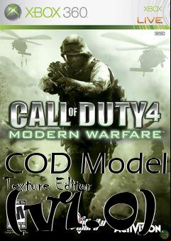 Box art for COD Model Texture Editor (v1.0)