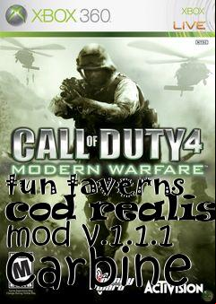 Box art for tun taverns cod realism mod v.1.1.1 carbine
