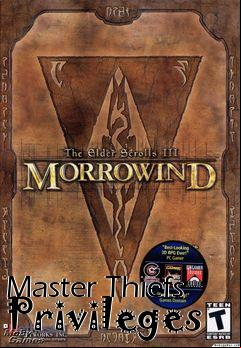Box art for Master Thiefs Privileges