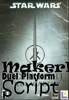 Box art for MakerMod Duel Platform Script