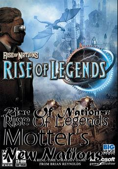 Box art for Rise Of Nations: Rise Of Legends Motter