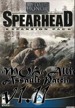 Box art for MOH: Allied Assault Patch v1.11