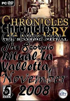 Box art for Chronicles Of Mystery: The Scorpio Ritual