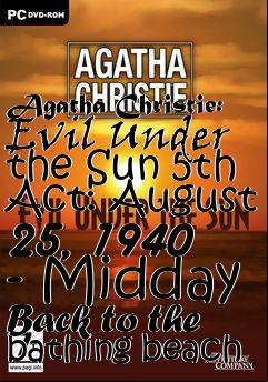 Box art for Agatha Christie: Evil Under the Sun
