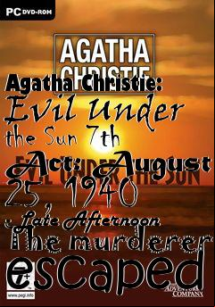 Box art for Agatha Christie: Evil Under the Sun