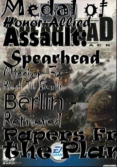 Box art for Medal of Honor: Allied Assault: Spearhead