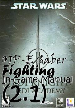 Box art for OJP-E Saber Fighting In-Game Manual (2.1)