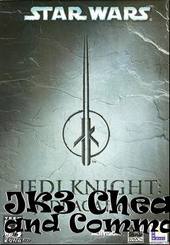 Box art for JK3 Cheats and Commands