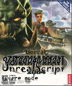 Box art for UT2004 v3323 UnrealScript source code