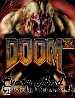 Box art for Cvars And Console Commands