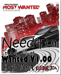 Box art for Need
For Speed: Most Wanted V1.00 +4 Trainer