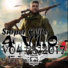 Box art for Sniper
Elite 4 V1.0 - V04.25.2017 +13 Trainer