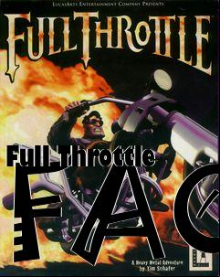 Box art for Full Throttle FAQ