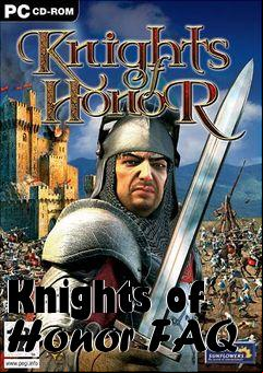 Box art for Knights of Honor FAQ