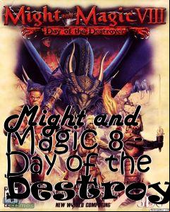 Box art for Might and Magic 8 - Day of the Destroyer
