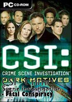 Box art for CSI - Crime Scene Investigation - Fatal Conspiracy
